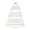 17" x 24.6" Holiday Tree Hanging Christmas Greeting Card Wire Holder